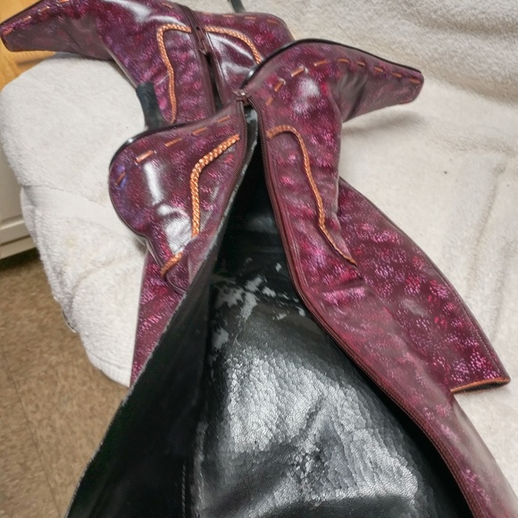 Nine West, Cranberry with pink/copper boots - Picture 6 of 6